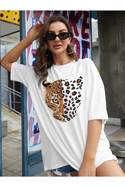 Deocept Loe Printed Oversize T-shirt Casual Boyfirend