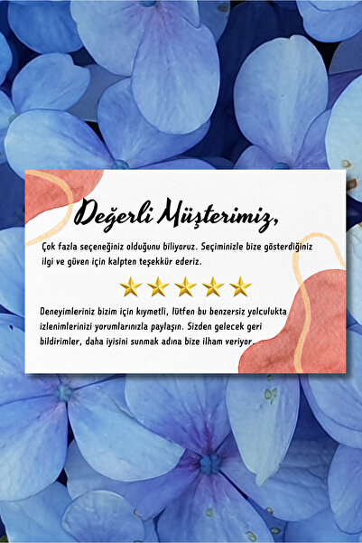Rota Papers Değerli Müşterimiz Temalı Renkli Teşekkür Kartı 90 adet 8x5 cm Yü...