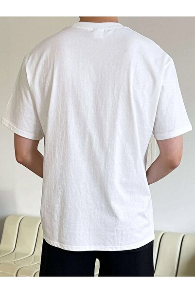 Deocept Normal printed Oversize ανδρικό μπλουζάκι Casual Boyfirend