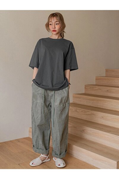 Deocept Oversize Smoked T-shirt - Attentively Printed