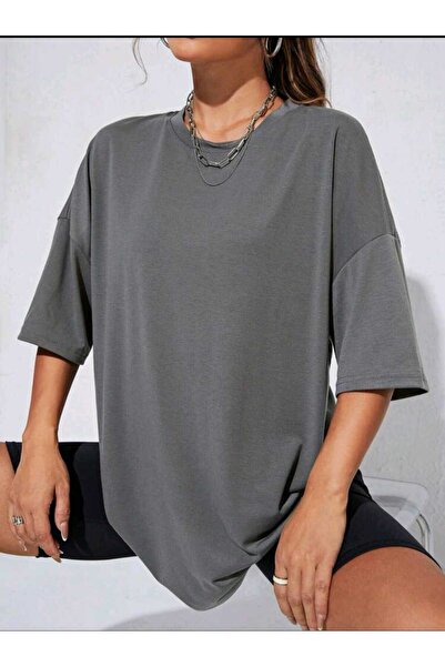 Deocept Butterflies Printed Γυναικείο Oversize Casual T-shirt Boyfirend