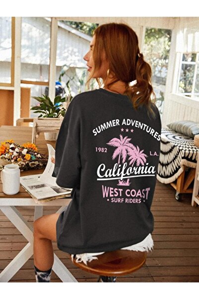 Deocept Фумé California з принтом Oversize T-shirt