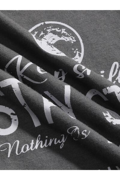 Deocept Фума Oversize футболка Stay Strong з принтом