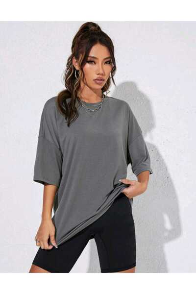 Deocept Butterflies Printed Γυναικείο Oversize Casual T-shirt Boyfirend