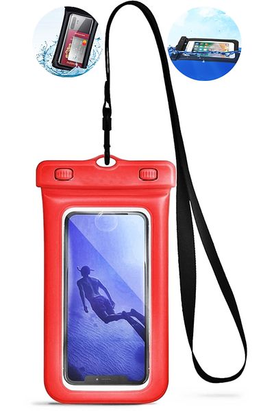 Boldy Waterproof Phone Case Anti-Sinking with Balloons Protective Phone Case Waterproof Phone Case Underwater