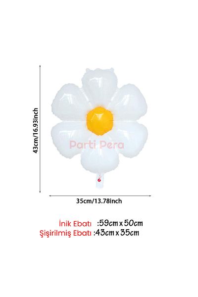 parti pera Macaron Balloon Daisy Foil Balloon Σετ μπαλονιών γενεθλίων Daisy Stems Στολίδι