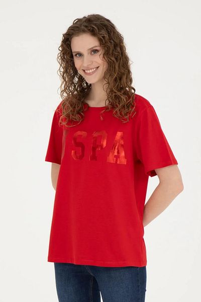 U.S. Polo Assn. Tricou de bază cu gât crew pentru femei G082SZ011.0001804524TEKSPOR