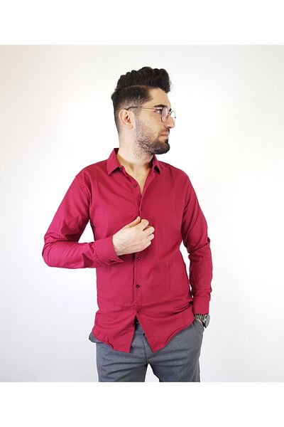 TBM Collection Unisex Slimfit Slim Fit Shirt