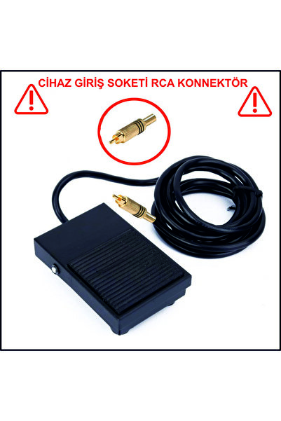 MEDAY KOZMETİK İĞNELİ EPİLASYON CİHAZI AYAK PEDALI RCA KONNEKTÖRLÜ