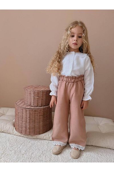 YİGİT BUTİK Muslin Fabric Girl's Set