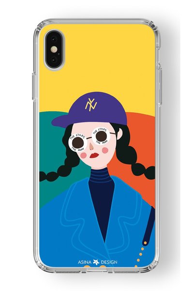 Multitronic حافظة شفافة مطبوعة بتصميم ناقلات متوافقة مع هاتف Iphone X وXs