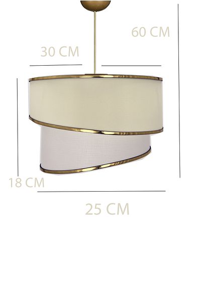 BBY HOME & DESIGN Aciano Model - CHANDELIER, LAMP SHADE and COMMIDINE Set