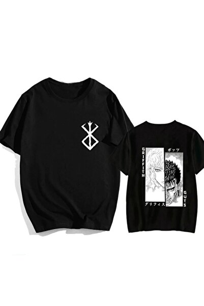 GALASHOP japon animesi Berserk Guts gözler baskılı T Shirt mod33