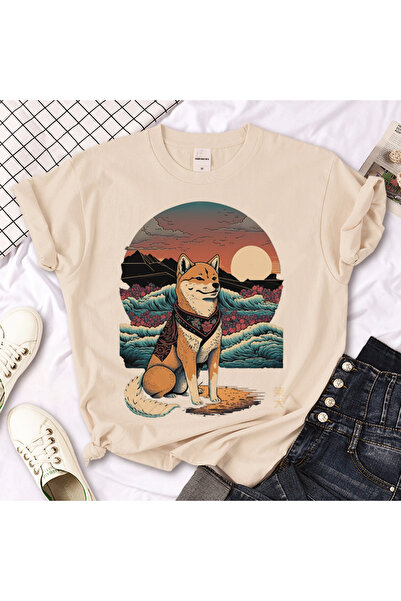 GALASHOP تي شيرت شيبا إينو بيج للجنسين Mod70