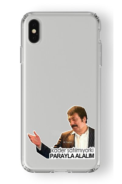 Multitronic حافظة شفافة مطبوعة بتصميم متوافق مع هاتف Iphone Xs Max