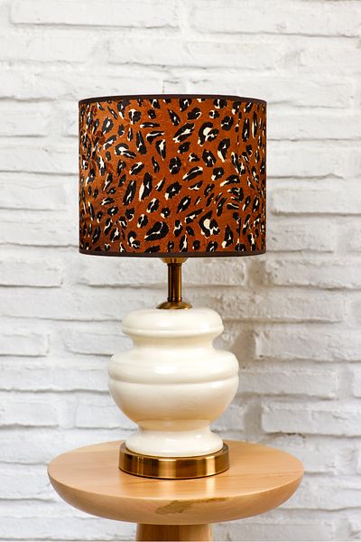 Likya Home Decoration Leopard Cream Modern Lamp Shade