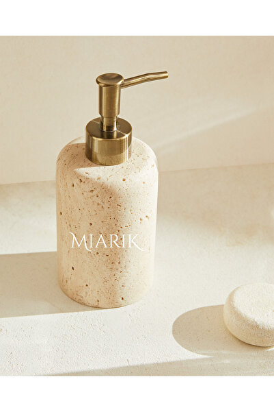 MIARIK DESIGN & DEKORASYON Traverten Mermer Sıvı Sabunluk