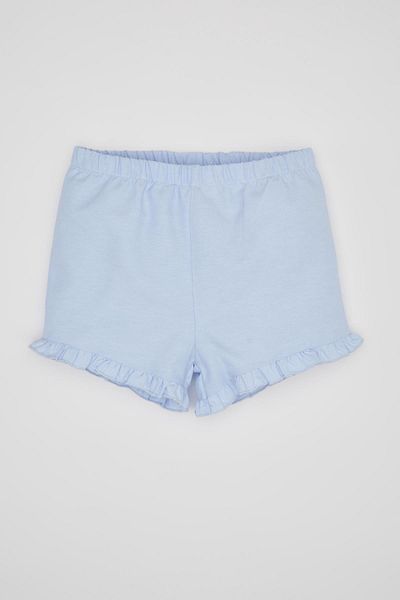 DeFacto Set aus kurzärmliger, ausgestellter Popeline-Bluse und Shorts für Babys – C4091a524sm