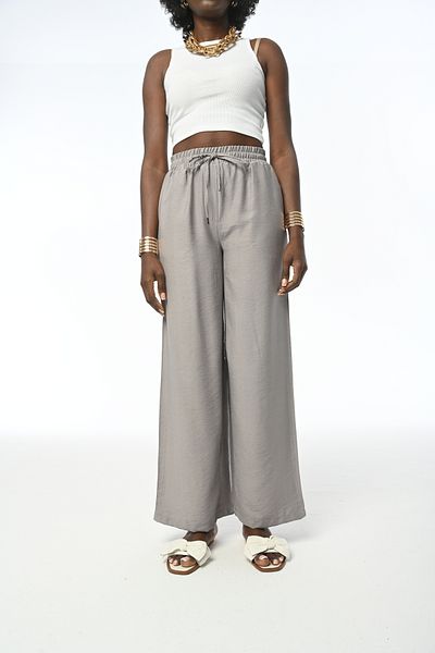 Orfeo Negro WOMEN'S COMFORTABLE MOULD BILL BEAD FABRIC PANTS