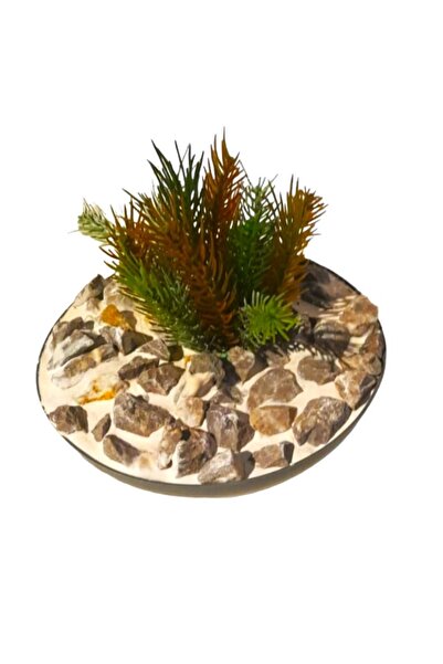 YEŞİLADA Yapay Sukulent Bitki 15*6 Cm Masa Duvar Süs Bitkisi Çiçek Aranjman