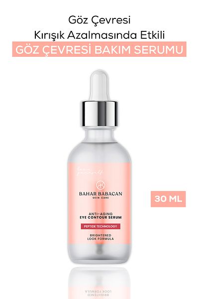 Bahar Babacan Eye Contour Care Serum Effective in Eye Contour Wrinkle Reduction 30ml