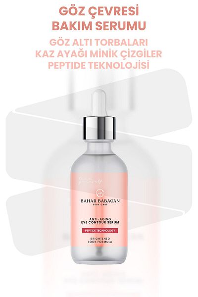 Bahar Babacan Eye Contour Care Serum Effective in Eye Contour Wrinkle Reduction 30ml