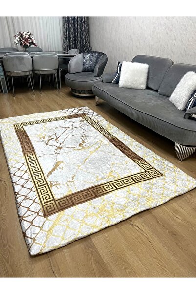 ESPİCAL HOME Elastic Carpet Cover Made of Soft Velvet Fabric