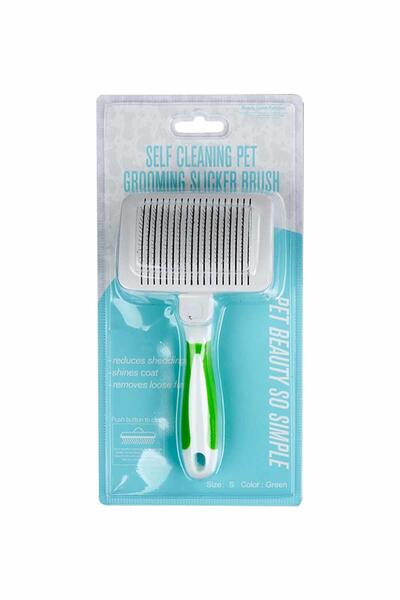 Polo فرشاة سوستايل تيل إند كومب 92212.05 متوسطة الحجم باللون الأخضر: فرشاة مض...