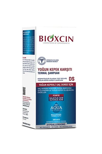 Bioxcin Aqua Thermal Shampoo Ds 200ml - Intensive Anti-Dandruff, MFREYON00934