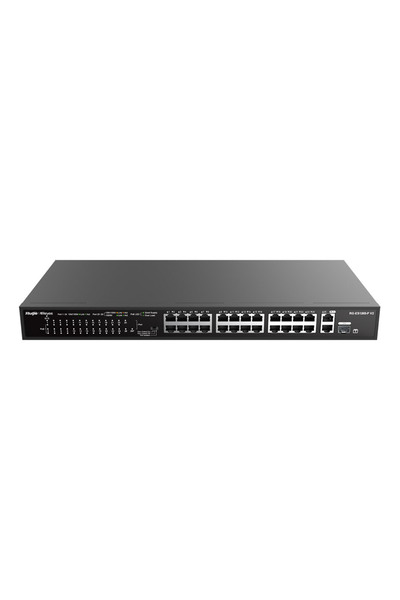 RUIJIE REYEE RG-ES126S-P V2 24 10/100+2X1GB SFP UPLINK 370W POE RACKMOUNT SWITCH