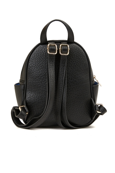 Dıvarese Siyah Kadın Sırt Çantası