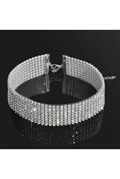 MutluBiDünya Vintage Taşlı Choker Kolye