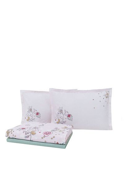 Yataş Torres Single Cotton Pique Set - Light Pink