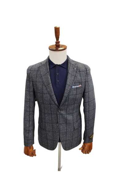 Vitale Barberis %100 Yün 120'S Kumaş Kaşe Ceket