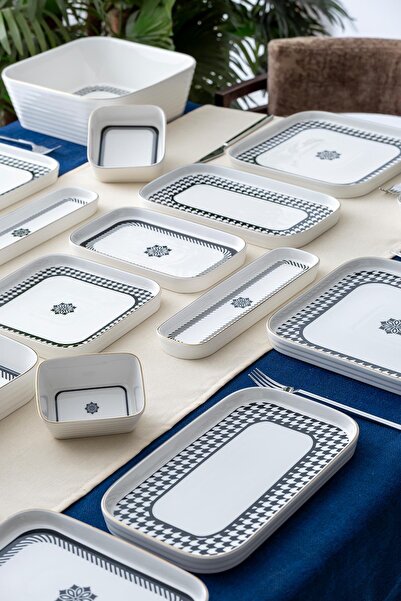 ACAR Kiara 6 Kişilik 45 Parça Kahvaltı & Yemek Takımı