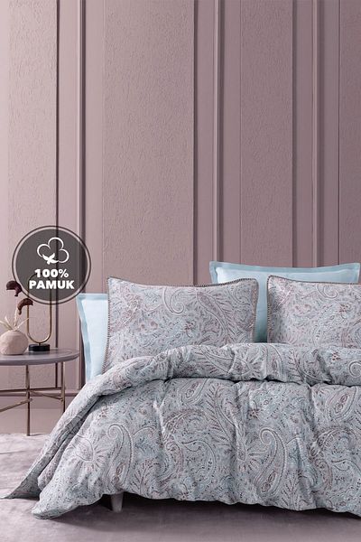 Yataş Σετ Παπλωματοθήκη Minu Battal Boy Satin - Ash Purple