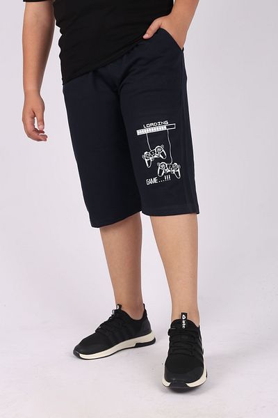 Çiggo Kids Pantaloni scurți/Capri cu buzunare cu imprimeu pentru jocuri de încărcare pentru băieți