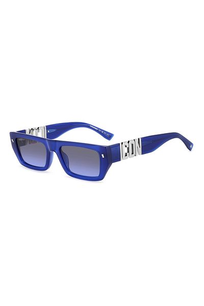 DSquared2 D0011/SPJPGB54 Women's Sunglasses Blue Bone Frame Blue Lens UV400