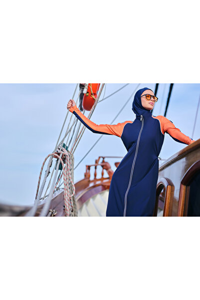 ALFASA Sports Finger-Strapped Long Hijab Swimsuit