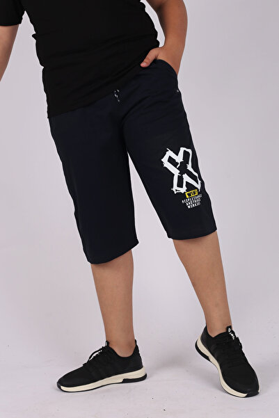 Çiggo Kids Boy's Win X Print Detailed Pocket Shorts/Capri