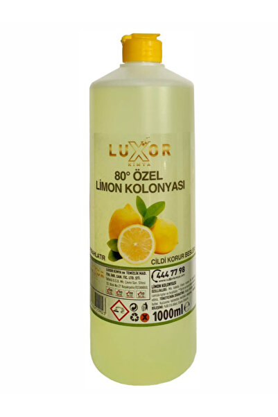Luxor Kimya 80° Özel Limon Kolonyası 1000 ml