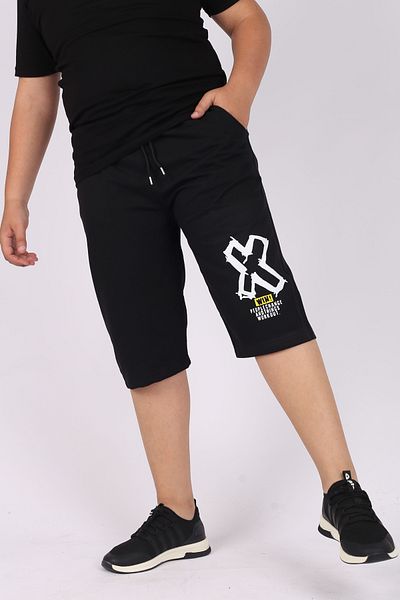 Çiggo Kids Pantaloni scurți de buzunar cu imprimeu Win X pentru băiat/Capris