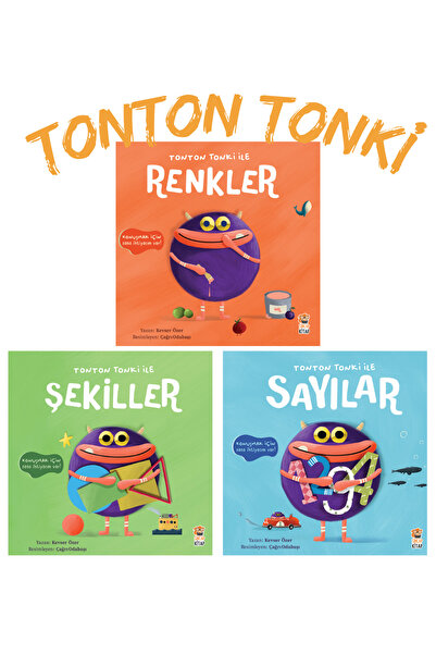 Sincap Kitap Tonton Tonki ile Renkler-Şekiller-Sayılar Eğitici Aktivite Kitap...