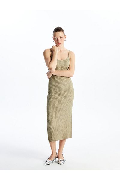 LC Waikiki U-Neck Straight Strap Women's Dress - LCW