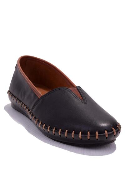 Polaris 108870 Siyah Ortopedik Günlük Kadın Deri Ayakkabı