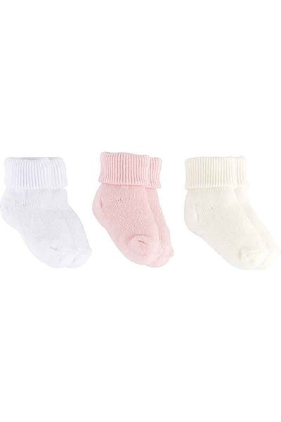 İdilbaby&Mamino Baby Girl 3-Piece Socks