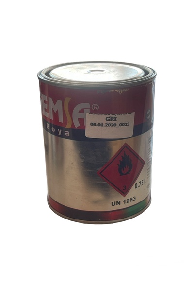 GEMSA BOYA Endüstriyel Selülozik Boyalar Antipas Gri