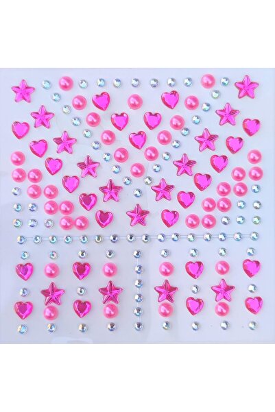 karinabest Girafe Pink Pearl 3D Stone - 159 bucăți autocolant pentru față și ...