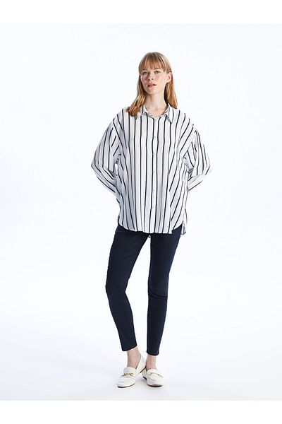 LC Waikiki Dámské kalhoty LCW Extra Slim Fit