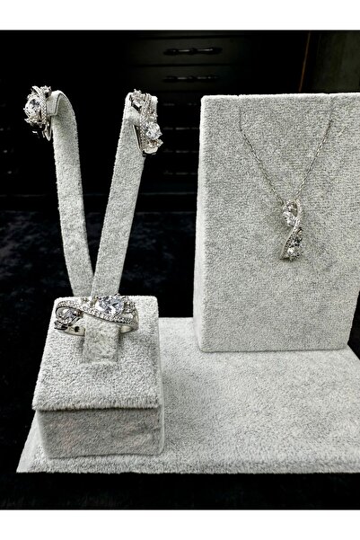 Amber TASARIM SILVER SET